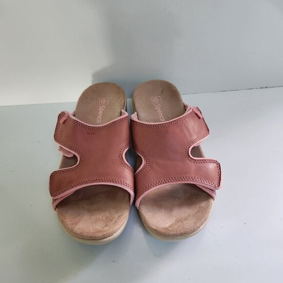 Spence Orthotic Coral Cloud Leather Hook Loop Comfort Sandals Size 7 - Picture 5 of 11